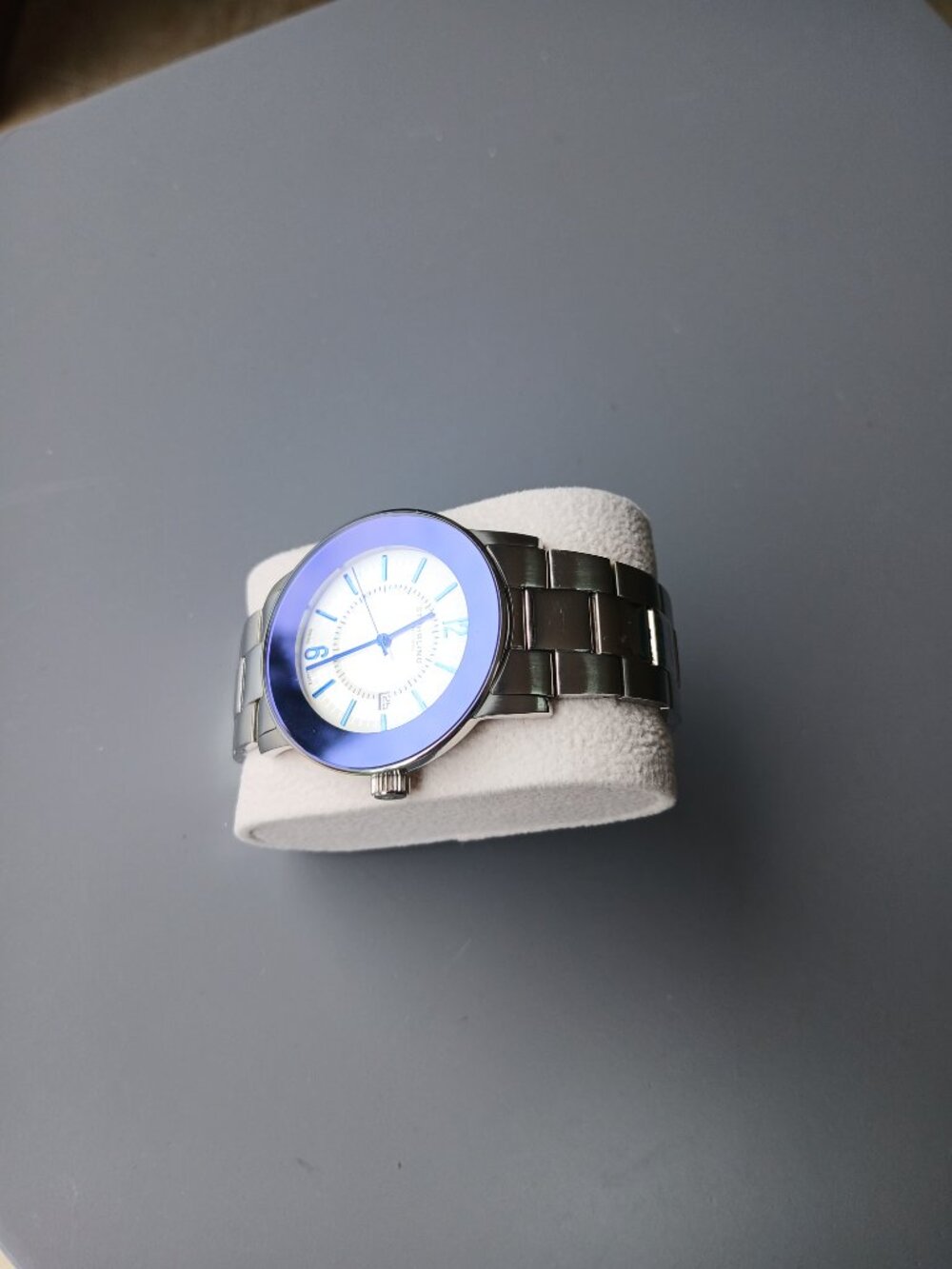 Stuhrling watch - Blue stainless steel